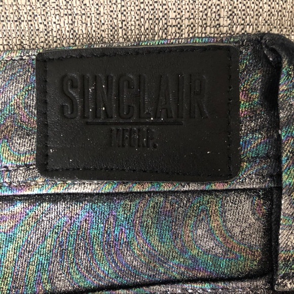 Sinclair Jeans Metallic Foiled Oil Slick Color - Picture 5 of 8